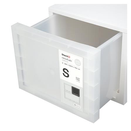 กล่องลิ้นชัก 1 ลิ้นชัก STACKO MONO S 27x39.5x24 ซม. สีใส_3