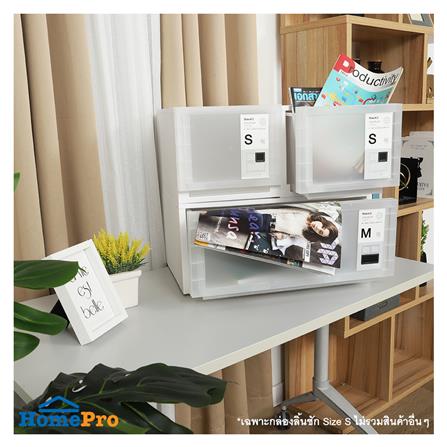 กล่องลิ้นชัก 1 ลิ้นชัก STACKO MONO S 27x39.5x24 ซม. สีใส_5