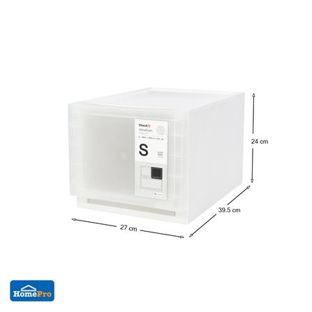 กล่องลิ้นชัก 1 ลิ้นชัก STACKO MONO S 27x39.5x24 ซม. สีใส_6