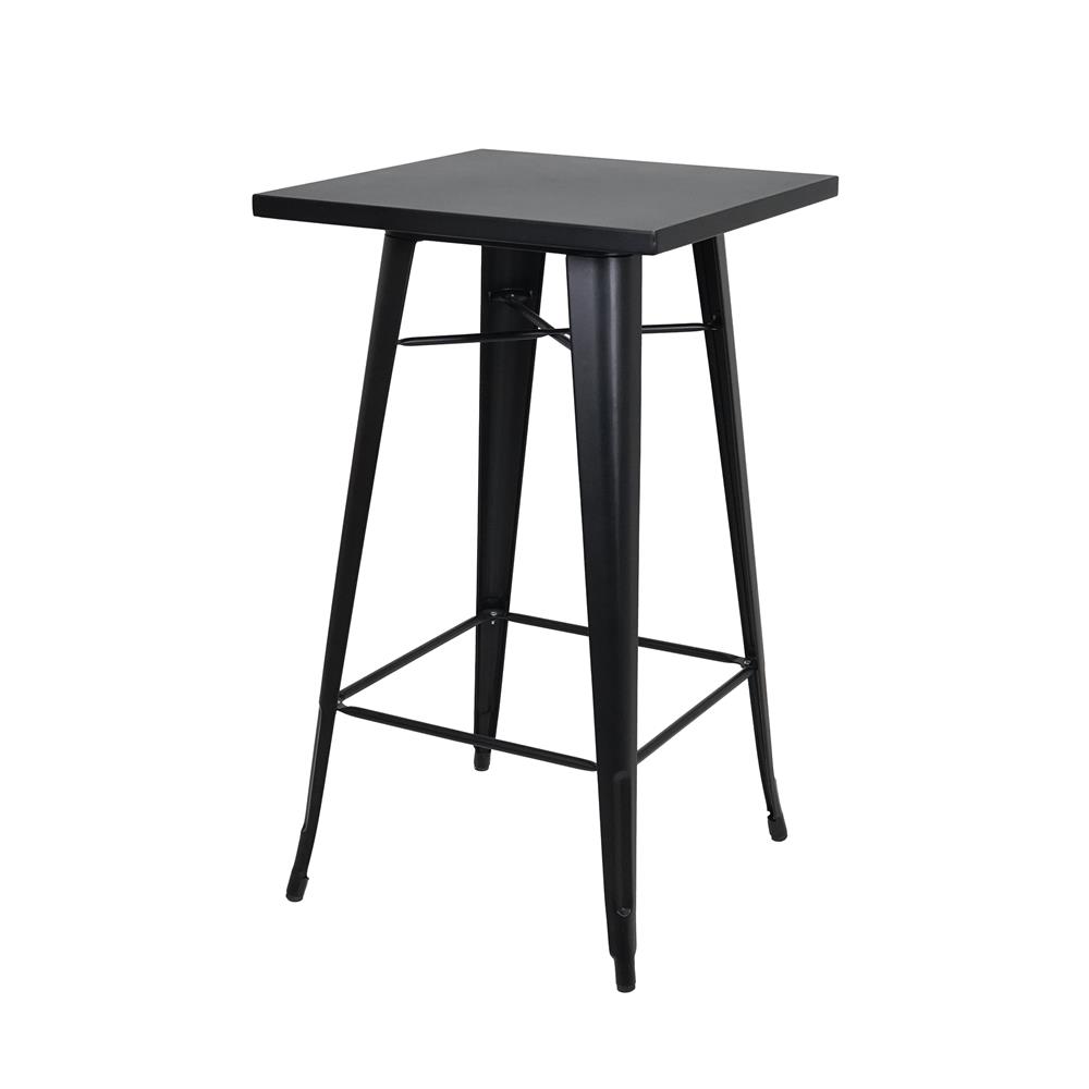 โต๊ะบาร์สนามเหล็ก SPRING MAXX สีดำ