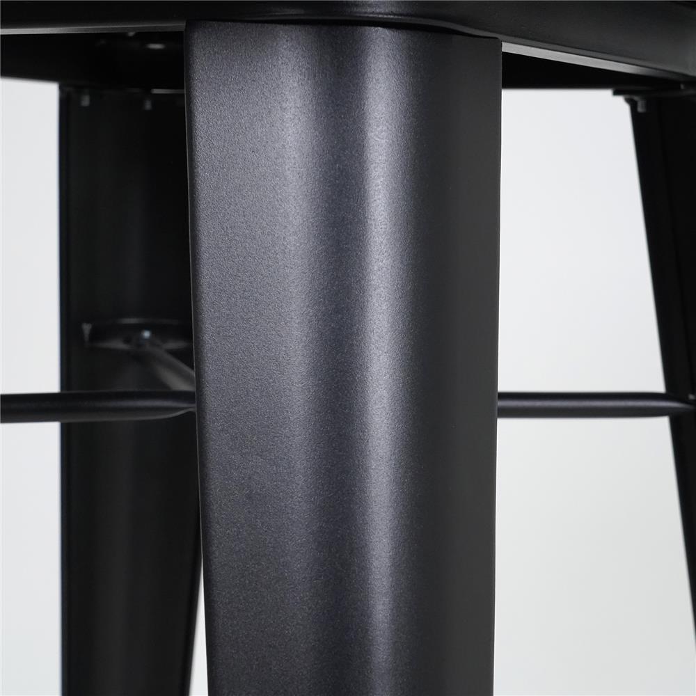 โต๊ะบาร์สนามเหล็ก SPRING MAXX สีดำ