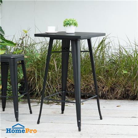 โต๊ะบาร์สนามเหล็ก SPRING MAXX สีดำ_6