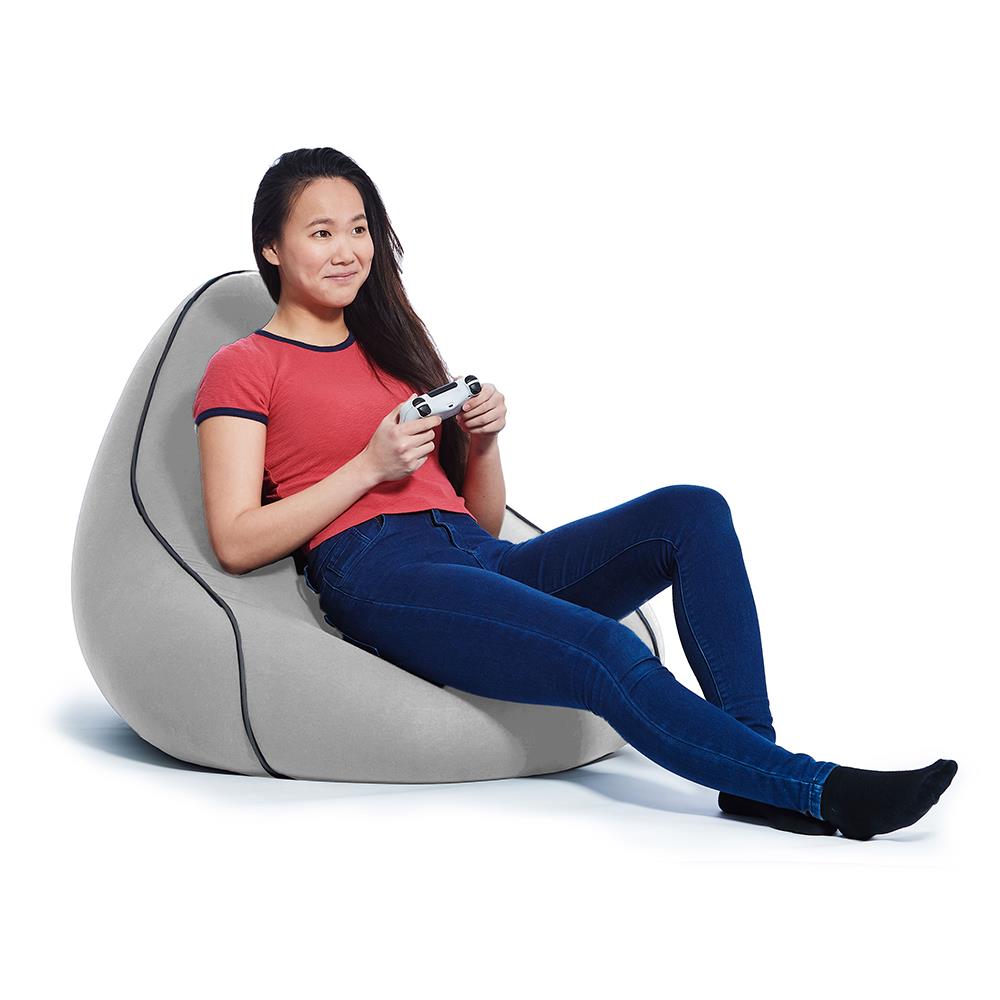 เบาะนั่ง YOGIBO LONGER 74x75 ซม. สีเทาอ่อน