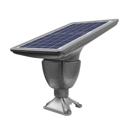 ไฟหัวเสา SOLAR LED LAMPTAN DELUXE 10 วัตต์ DAYLIGHT สีเทา_1