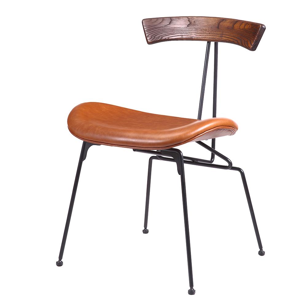 เก้าอี้ FURINTREND MET 3 สีน้ำตาล