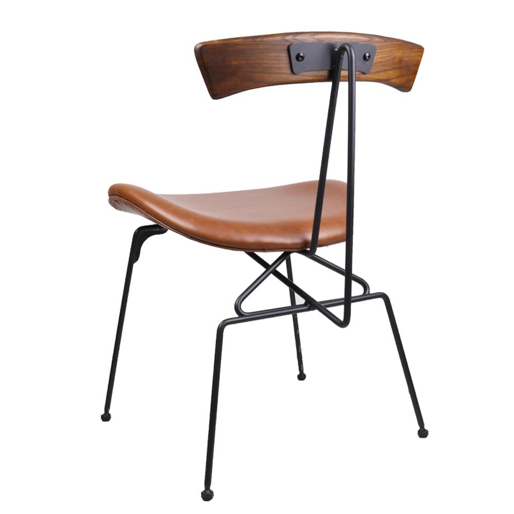 เก้าอี้ FURINTREND MET 3 สีน้ำตาล