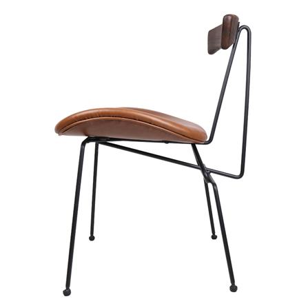 เก้าอี้ FURINTREND MET 3 สีน้ำตาล_2