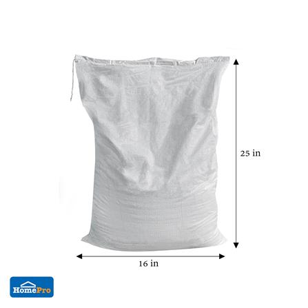 กระสอบปุ๋ย SPRING 16X25 นิ้ว สีขาว (แพ็ก 50 ชิ้น)_3