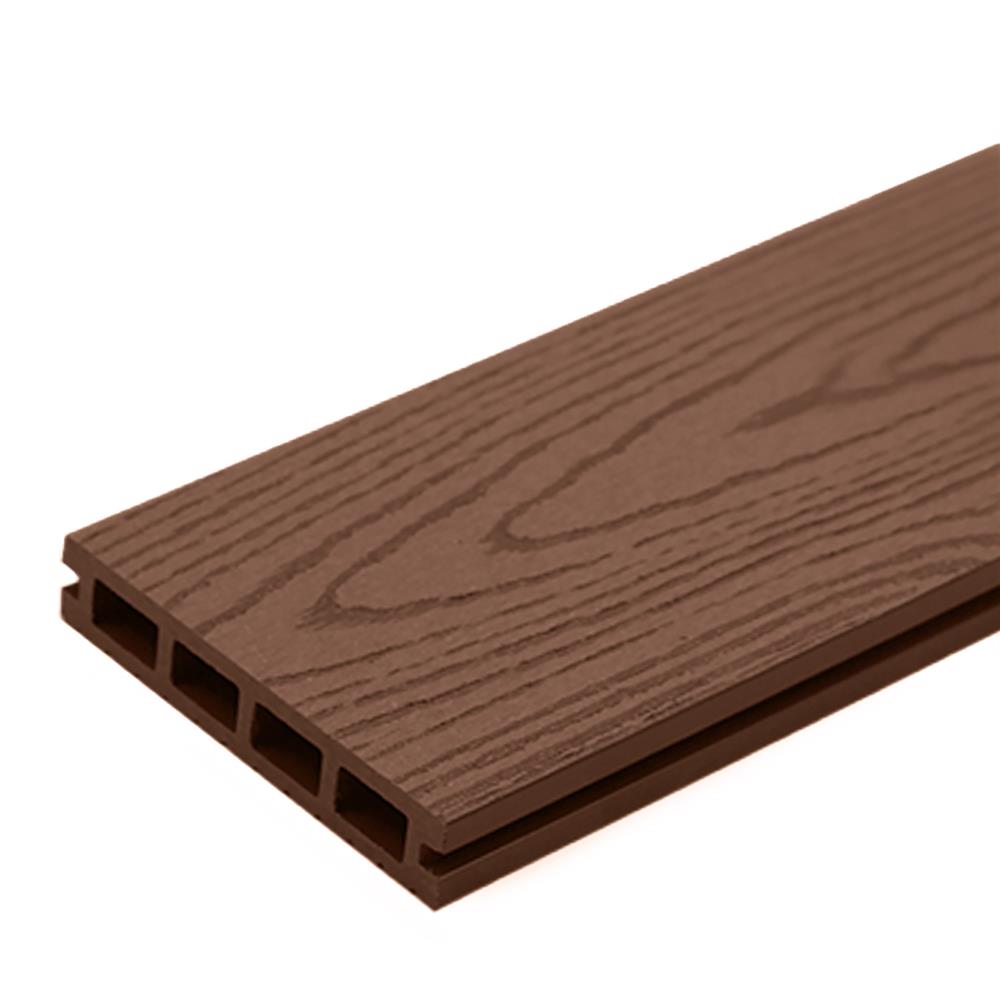 ไม้พื้นภายนอก WATSADUNIYOM CLASSIC 14X240X2.5 ซม. สีโอ๊คแดง