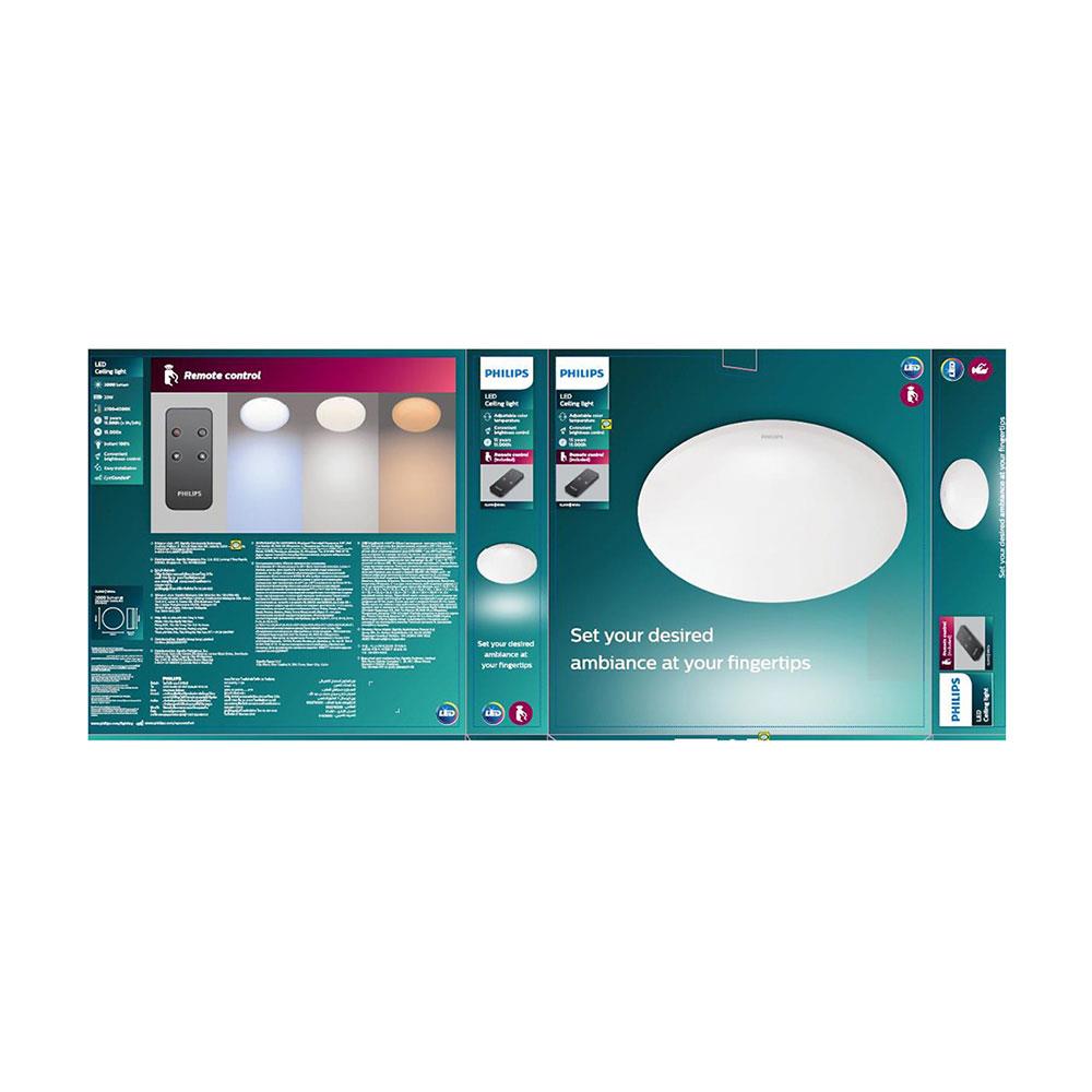 LED CEILING FLUSH LIGHT PHILIPS CL505 ESS 15IN 23W DAYLIGHT/COOL WHITE/WARM WHITE WHITE