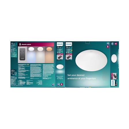 LED CEILING FLUSH LIGHT PHILIPS CL505 ESS 15IN 23W DAYLIGHT/COOL WHITE/WARM WHITE WHITE_1