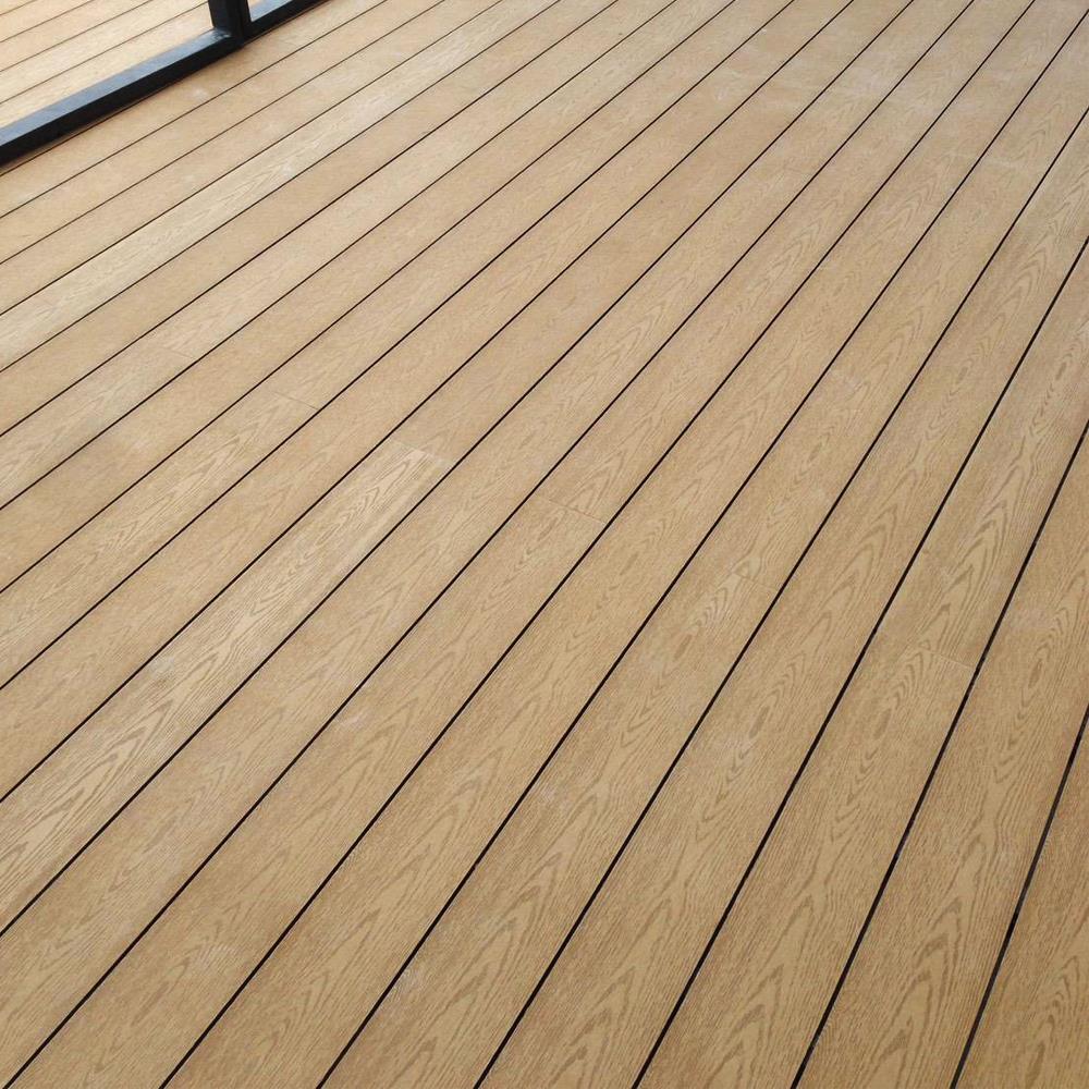 ไม้พื้นภายนอก WATSADUNIYOM CLASSIC 14X240X2.5 ซม. สีไม้สัก