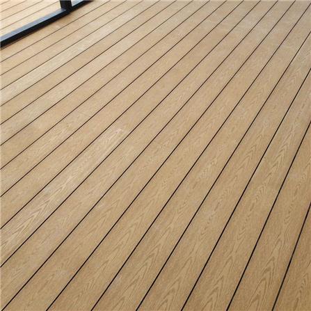 ไม้พื้นภายนอก WATSADUNIYOM CLASSIC 14X240X2.5 ซม. สีไม้สัก_1