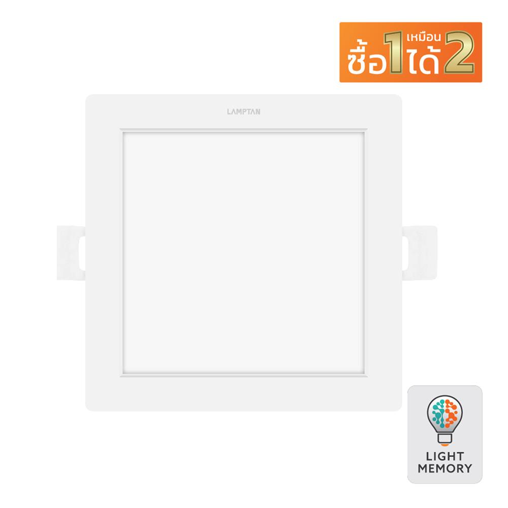 ดาวน์ไลท์ LED LAMPTAN COLOUR SWITCH DECIDE 3 นิ้ว 6 วัตต์ DAYLIGHT/WARM WHITE/COOL WHITE สีขาว