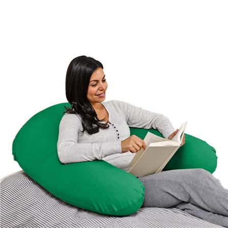 หมอนอิงตัว U YOGIBO SUPPORT 92x122 ซม. สีเขียวเข้ม_1