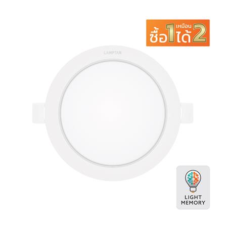ดาวน์ไลท์ LED LAMPTAN COLOUR SWITCH DECIDE 3.5 นิ้ว 10 วัตต์ DAYLIGHT/WARM WHITE/COOL WHITE สีขาว_0