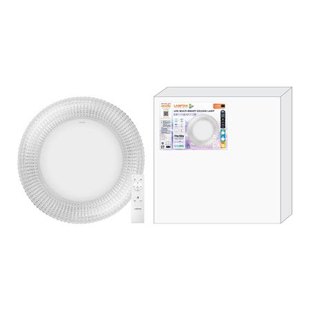 ไฟเพดาน LED LAMPTAN CLOUD 20 นิ้ว 70 วัตต์ DAYLIGHT/COOL WHITE/WARM WHITE สีขาว_3