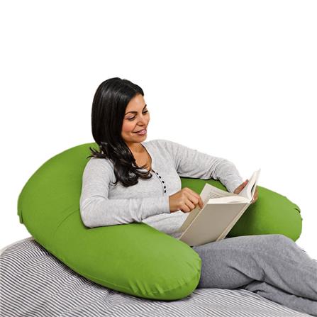 หมอนอิงตัว U YOGIBO SUPPORT 92x122 ซม. สีเขียว_1