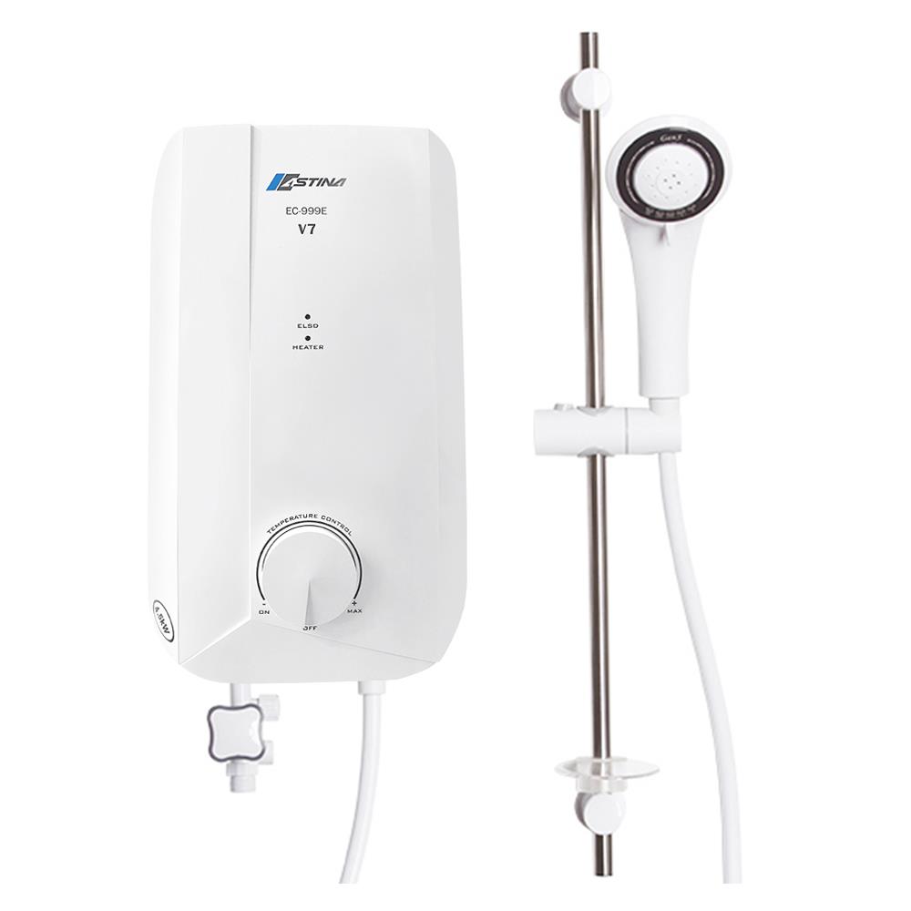 เครื่องทำน้ำอุ่น ASTINA EC-999E (V7) 3500 วัตต์ สีขาว