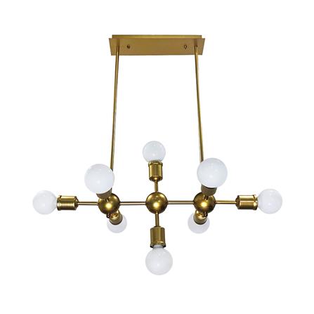 ไฟช่อ EVL HL-22015  8 หัว สีขาว/ทอง_0