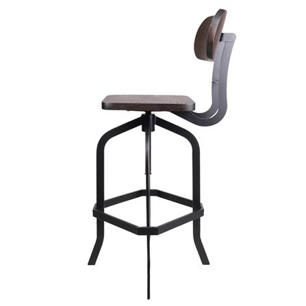 เก้าอี้บาร์ FURINTREND ST11 สีน้ำตาล_2