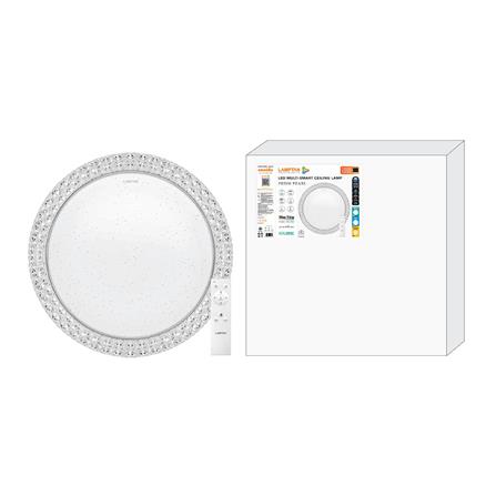 ไฟเพดาน LED LAMPTAN PEARL 16 นิ้ว 36 วัตต์ DAYLIGHT/COOL WHITE/WARM WHITE สีขาว_2