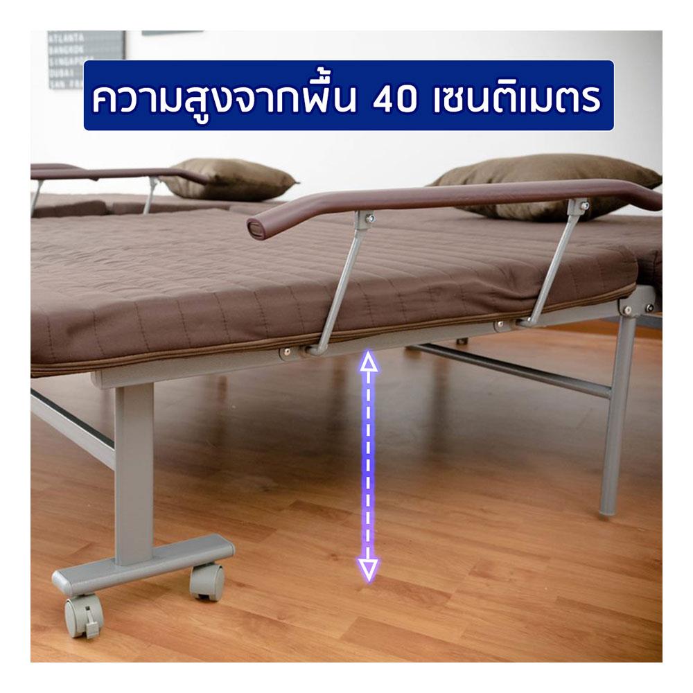 เตียงพับพร้อม TOPPER EAZYBED JUMBO 40x120x190 ซม.