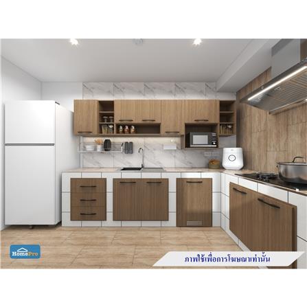 กล่องแขวน PARAZZO ENZO 80x20 ซม. สีช็อกโกแลต_2