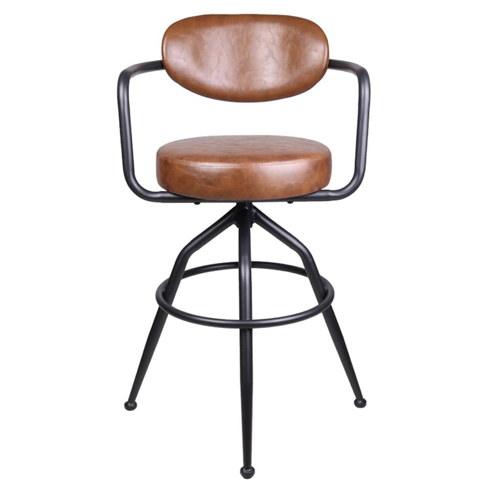 เก้าอี้บาร์สตูล FURINTREND ST10 สีน้ำตาล