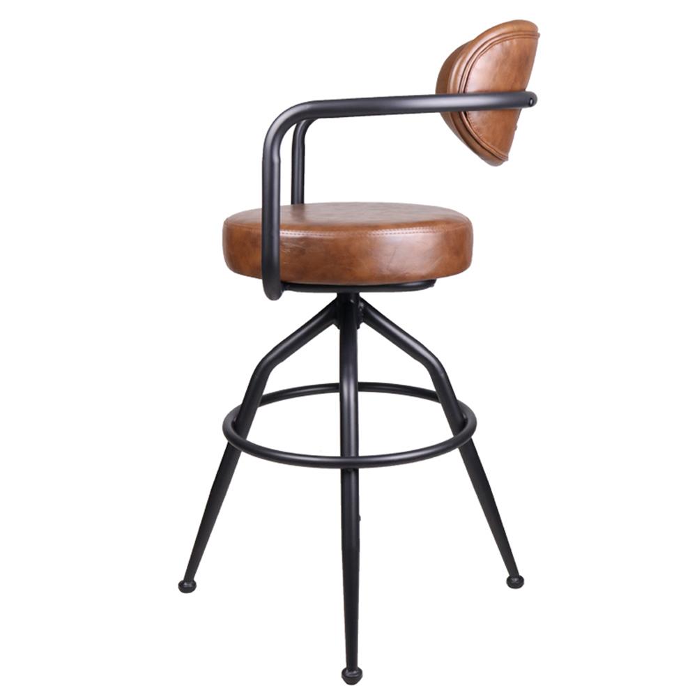 เก้าอี้บาร์สตูล FURINTREND ST10 สีน้ำตาล