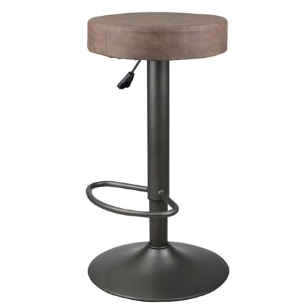 เก้าอี้บาร์กลม FURINTREND ST09B Redbrown