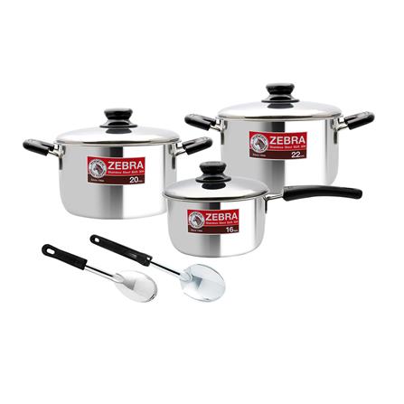 ชุดเครื่องครัว ZEBRA HAPPY BUDDY 8 ชิ้น_0