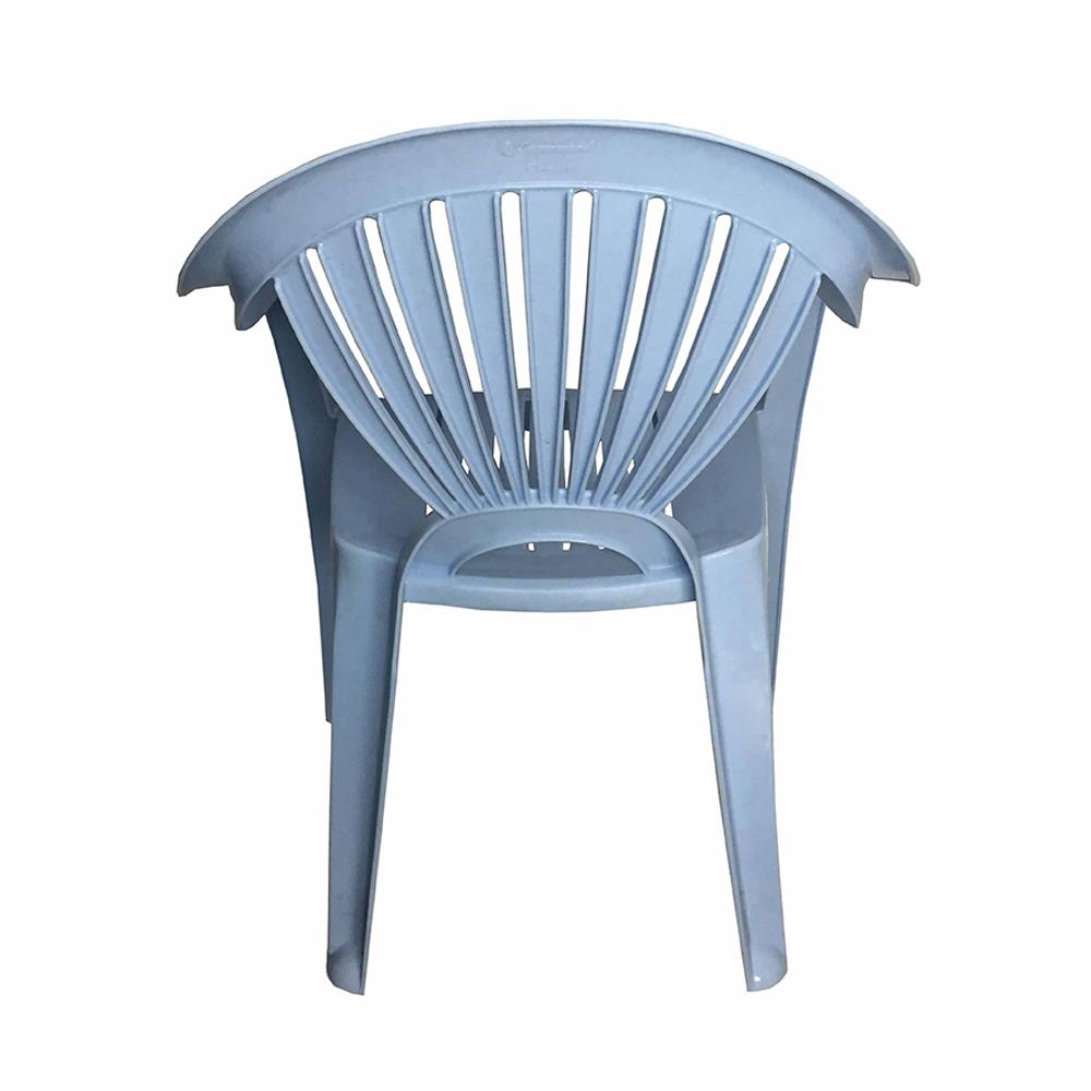 เก้าอี้พนักพิงเท้าแขน SUPERWARE CH-48 สีฟ้าหินขัด