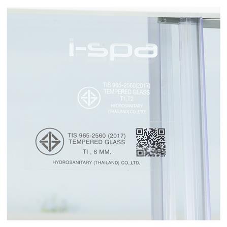 ฉากกั้นอาบน้ำ I-SPA BD-SVE150185GWH 150x185 ซม._6
