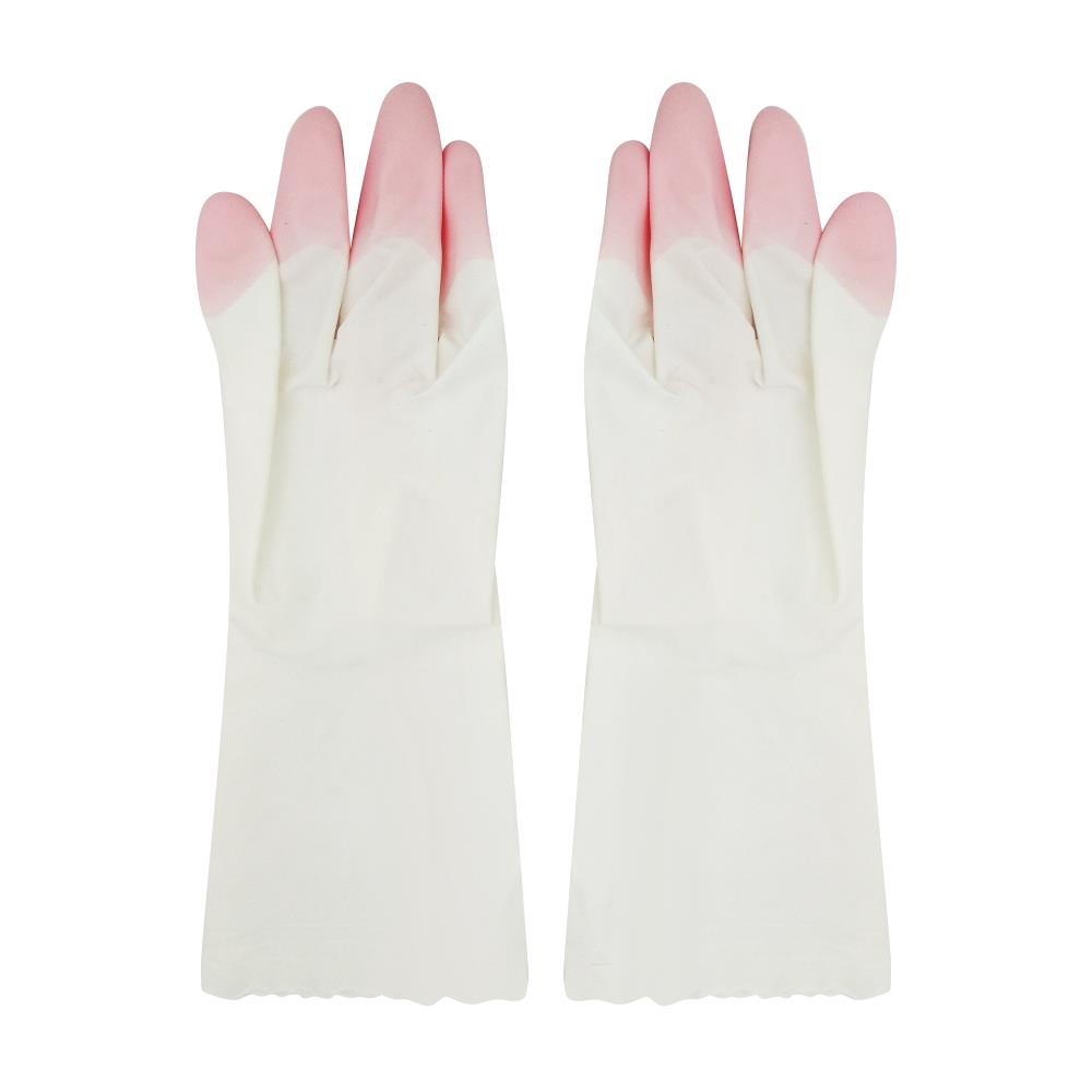 ถุงมือ PVC SHALDAN ไซซ์ S สีขาว/ชมพู