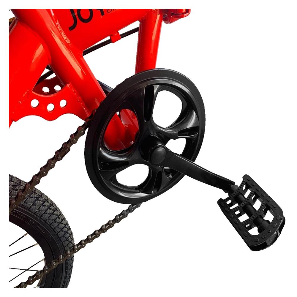 จักรยานพับ 16 นิ้ว JOY BICYCLE GO สีแดง