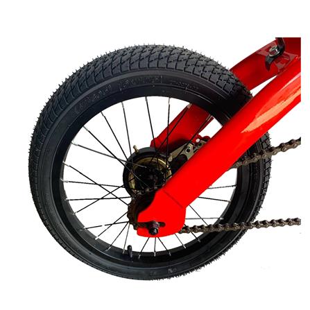 จักรยานพับ 16 นิ้ว JOY BICYCLE GO สีแดง_4
