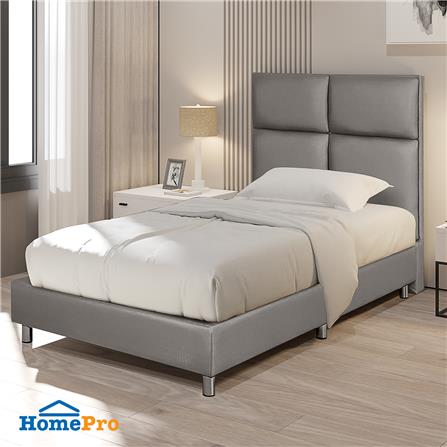ฐานรองหัวเตียง 3.5 ฟุต HOME LIVING STYLE SQUARE สีเทาอ่อน_4