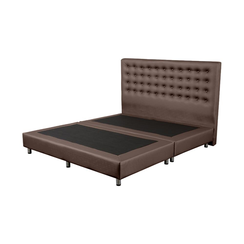 ฐานรองหัวเตียง 6 ฟุต HOME LIVING STYLE DIAMOND สีน้ำตาลเข้ม