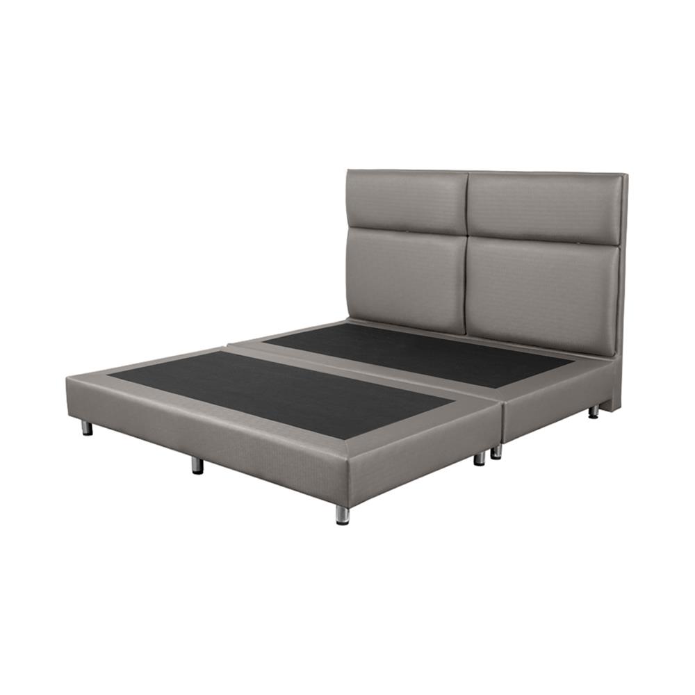 ฐานรองหัวเตียง 5 ฟุต HOME LIVING STYLE SQUARE สีเทาอ่อน