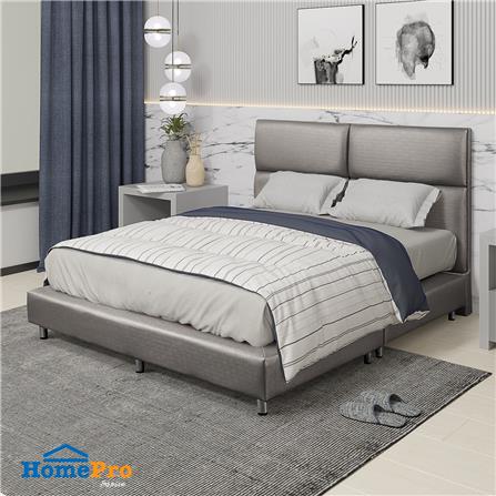 ฐานรองหัวเตียง 5 ฟุต HOME LIVING STYLE SQUARE สีเทาอ่อน_4