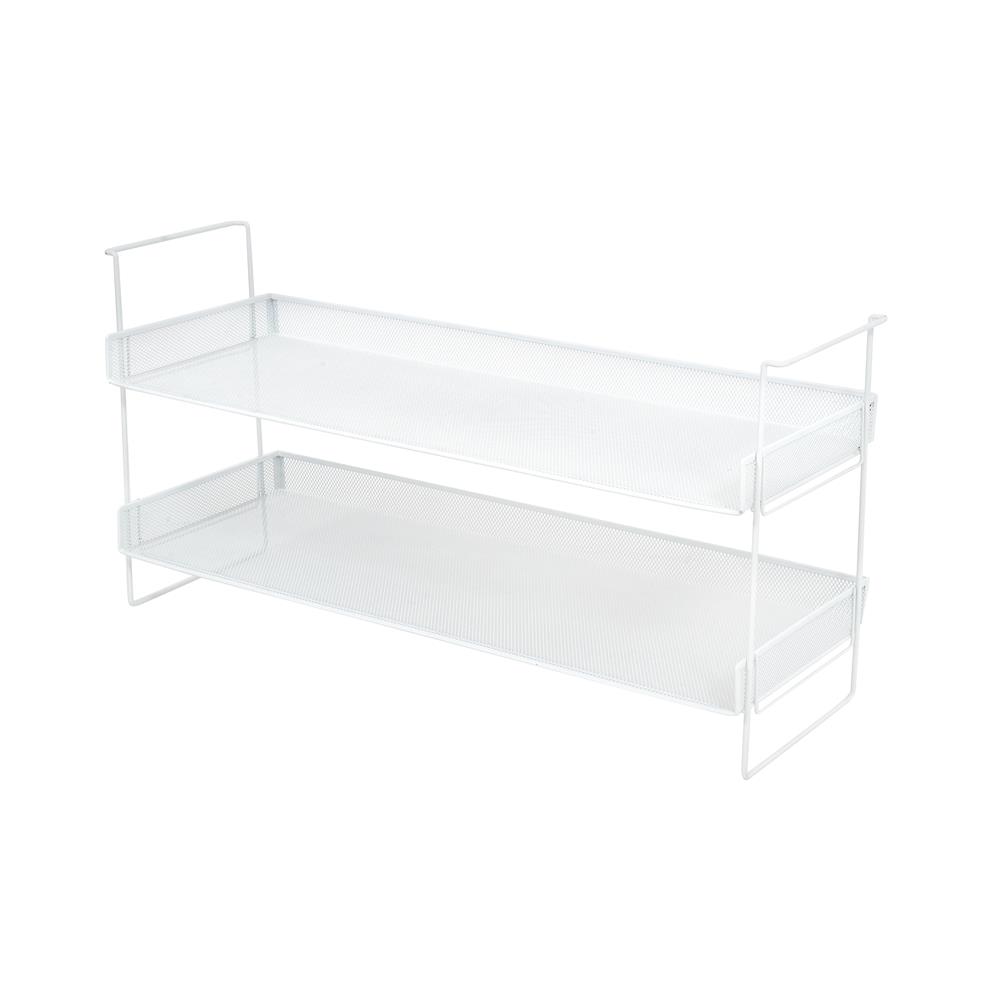 ชั้นวางรองเท้า 2 ชั้น STACKO BILA 77X26.5X39 ซม. สีขาว