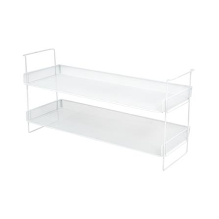 ชั้นวางรองเท้า 2 ชั้น STACKO BILA 77X26.5X39 ซม. สีขาว