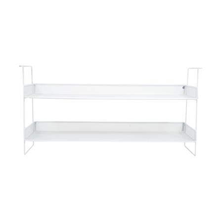 ชั้นวางรองเท้า 2 ชั้น STACKO BILA 77X26.5X39 ซม. สีขาว_1