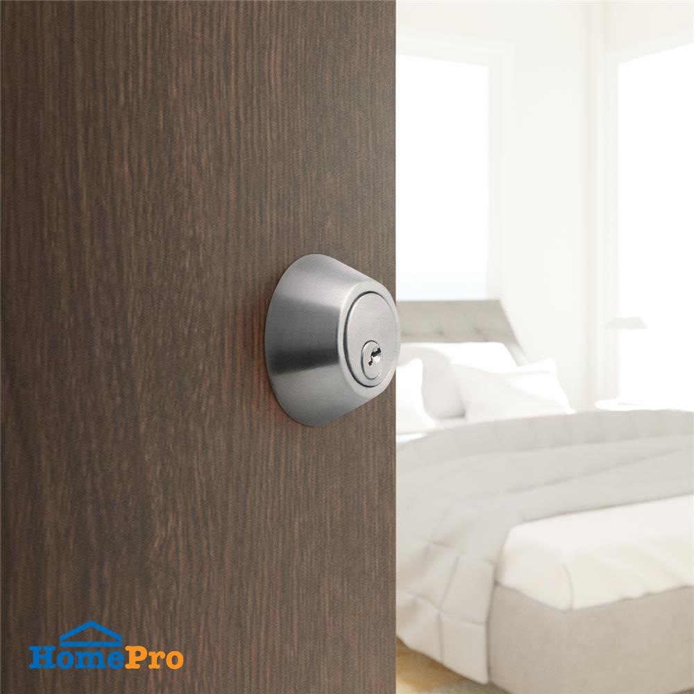 กุญแจลิ้นตาย 2 ด้าน AZLE 407 สีสเตนเลส