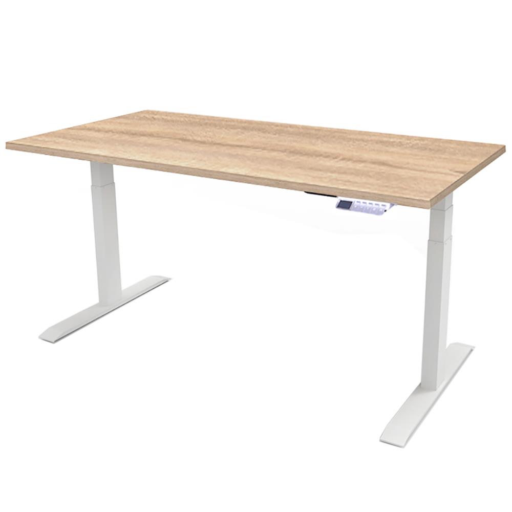 โต๊ะทำงานปรับระดับ ERGOTREND SIT 2 STAND GEN4 180 ซม. สี SONOMA/ขาว