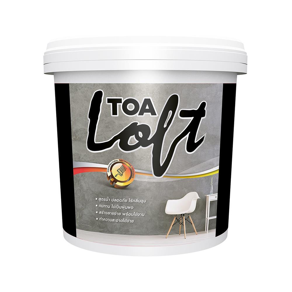 สีน้ำลอฟท์ภายนอก TOA LOFT4 สีเหลือง 12 กก._1