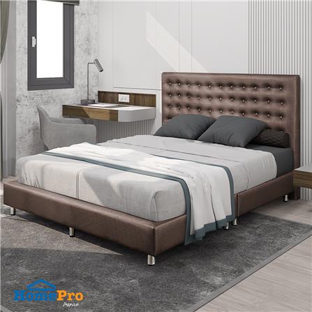 ฐานรองหัวเตียง 5 ฟุต HOME LIVING STYLE DIAMOND สีน้ำตาลเข้ม_3