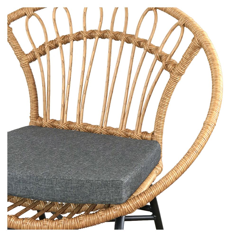 เก้าอี้หวายเทียม FURINTREND AIRES9 สีน้ำตาล