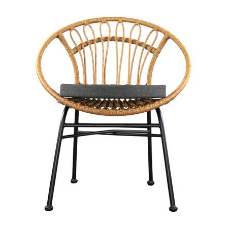 เก้าอี้หวายเทียม FURINTREND AIRES9 สีน้ำตาล_1